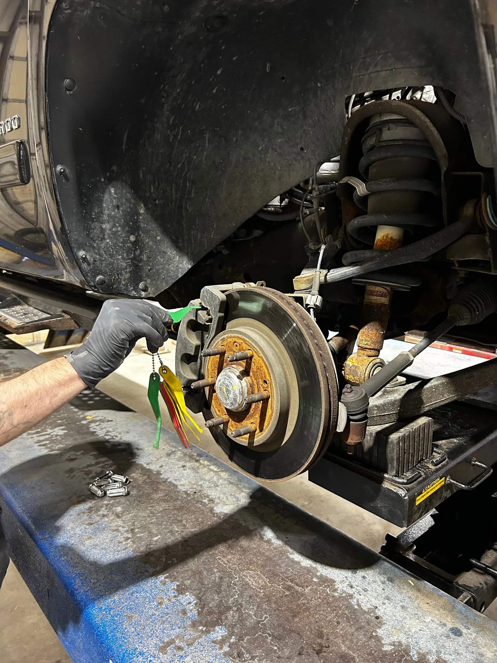 Brake pad and rotor service at Fort Gibson Tire & Auto